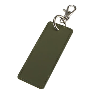 Forest Green - Front - Floso Resi Plus Rectangle Recycled Keyring