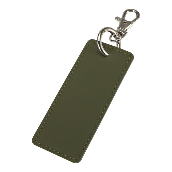 Forest Green - Front - Floso Resi Plus Rectangle Recycled Keyring
