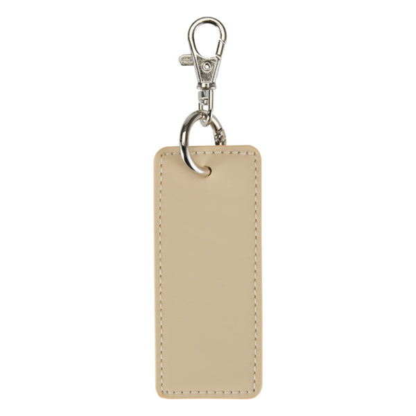 Oatmeal - Side - Floso Resi Plus Rectangle Recycled Keyring