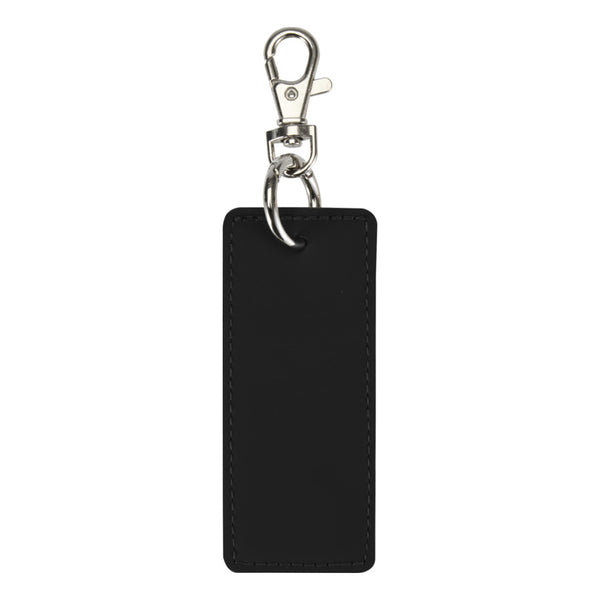 Black - Lifestyle - Floso Resi Plus Rectangle Recycled Keyring