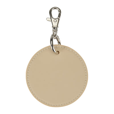Oatmeal - Front - Floso Resi Plus Round Keyring