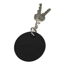 Black - Side - Floso Resi Plus Round Keyring