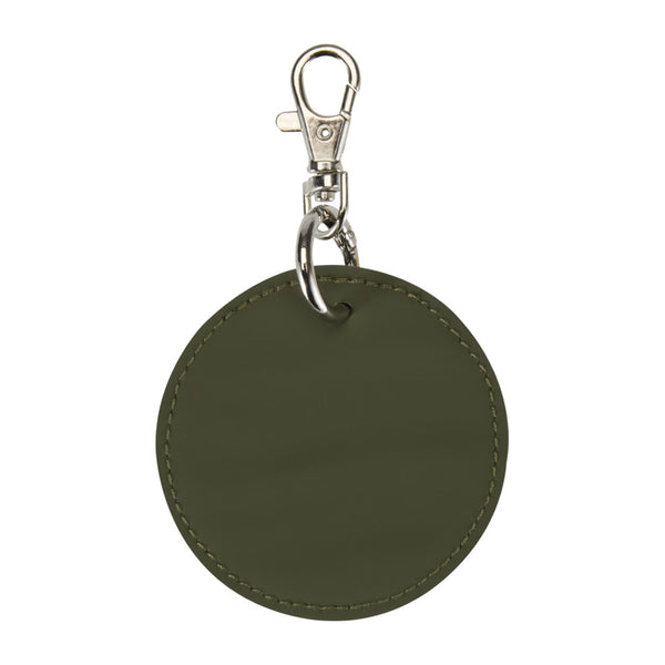 Forest Green - Front - Floso Resi Plus Round Keyring