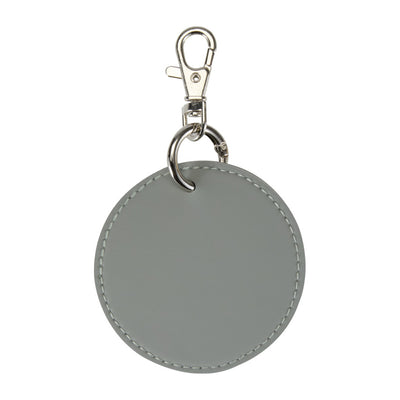 Grey - Front - Floso Resi Plus Round Keyring