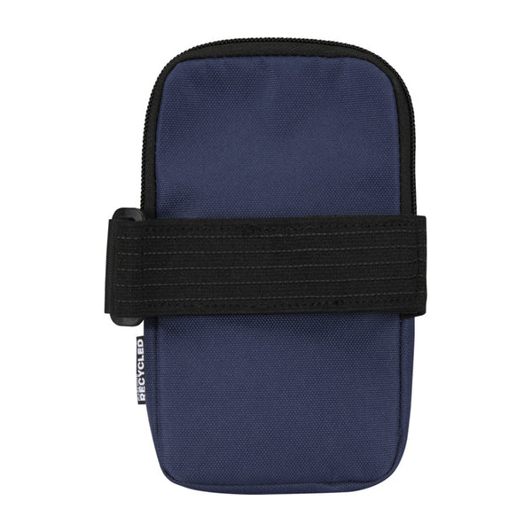 Navy - Back - Floso Recycled Water Bottle Carry Bag