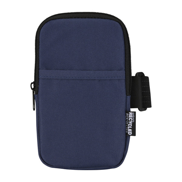 Navy - Side - Floso Recycled Water Bottle Carry Bag