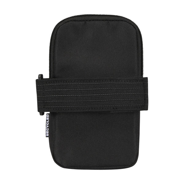 Black - Back - Floso Recycled Water Bottle Carry Bag