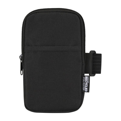 Black - Side - Floso Recycled Water Bottle Carry Bag