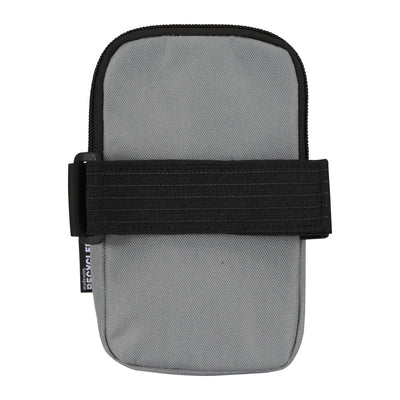 Grey - Back - Floso Recycled Water Bottle Carry Bag