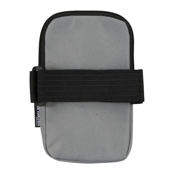 Grey - Back - Floso Recycled Water Bottle Carry Bag