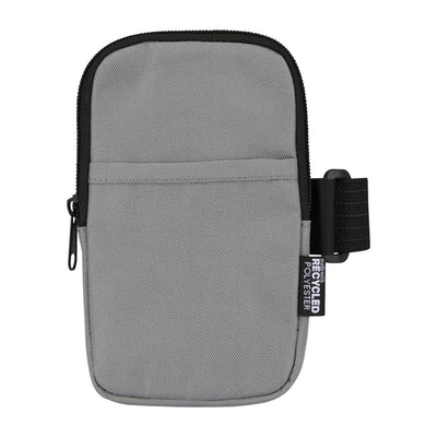 Grey - Side - Floso Recycled Water Bottle Carry Bag