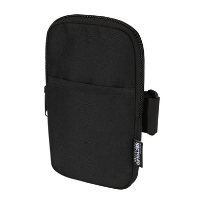 Black - Front - Floso Recycled Water Bottle Carry Bag