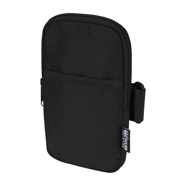 Black - Front - Floso Recycled Water Bottle Carry Bag
