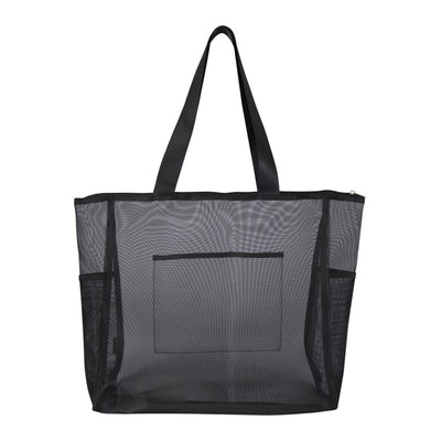 Black - Back - Floso Mesh 23L Tote Bag