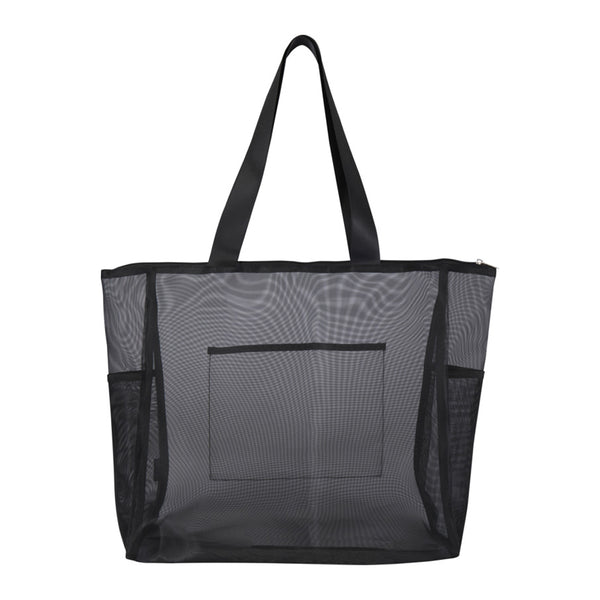 Black - Back - Floso Mesh 23L Tote Bag