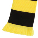 Yellow-Black - Back - FLOSO Unisex House Style Knitted Winter Scarf With Fringe