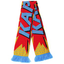 Boom - Front - FLOSO Unisex Comic Print Knitted Winter Scarf With Fringe