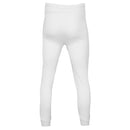 White - Back - FLOSO Mens Thermal Underwear Long Johns-Pants (Viscose Premium Range)