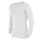 White - Front - FLOSO Mens Thermal Underwear Long Sleeve Vest Top (Viscose Premium Range)