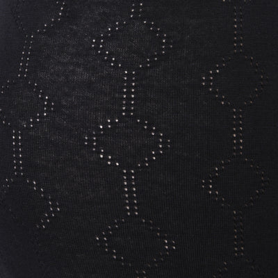 Black - Side - FLOSO Ladies-Womens Thermal Underwear Long Jane (Viscose Premium Range)
