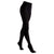 Black - Front - FLOSO Ladies-Womens Black Brushed Thermal Fleece Tights (1 Pair)
