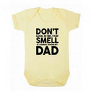 Front - FLOSO Baby Boys/Girls That Smell Is Coming From My Dad Short Sleeve Bodysuit