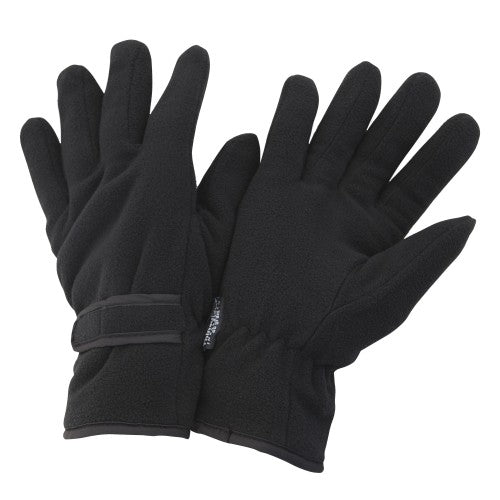 Front - FLOSO Mens Thinsulate Winter Thermal Fleece Gloves (3M 40g)