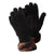 Front - FLOSO Ladies/Womens Fluffy Extra Soft Winter Gloves With Patterned Cuff