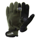 Front - Floso Mens Neoprene Fishing Gloves (Lightweight Waterproof)
