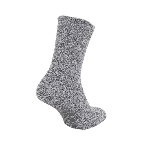 Front - FLOSO Kids Warm Slipper Socks With Rubber Non Slip Grip