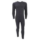 Front - FLOSO Mens Thermal Underwear All In One Union Suit With Rear Flap (Standard Range)