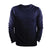 Marl Blue - Front - FLOSO Mens Slim Fit British Made Sweatshirt (240gsm)