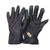 Black - Front - FLOSO Mens Genuine Leather Gloves