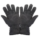 Grey - Back - FLOSO Mens Thinsulate Winter Thermal Fleece Gloves (3M 40g)