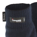 Navy - Back - FLOSO Mens Thermal Thinsulate Knitted Winter Gloves (3M 40g)