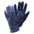 Blue - Front - FLOSO Ladies-Womens Sheepskin Leather Gloves