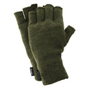 Olive - Front - FLOSO Mens Thinsulate Thermal Fingerless Gloves (3M 40g)