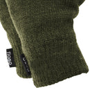 Olive - Back - FLOSO Mens Thinsulate Thermal Fingerless Gloves (3M 40g)