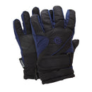 Navy-Black - Front - FLOSO Kids-Childrens Extra Warm Thermal Padded Ski Gloves With Palm Grip