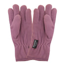Lilac - Back - FLOSO Girls Childrens-Kids Plain Thermal Thinsulate Fleece Gloves (3M 40g)