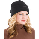 Grey - Back - FLOSO Unisex Mens-Womens Thinsulate Polar Fleece Ski-Winter Thermal Hat (3M 40g)