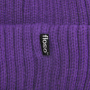 Purple - Back - FLOSO Ladies-Womens Chunky Knit Thermal Thinsulate Winter-Ski Hat (3M 40g)