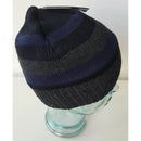 Navy Stripe - Back - FLOSO Mens Striped Thermal Thinsulate Winter Hat (3M 40g)