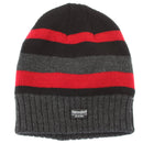 Red Stripe - Front - FLOSO Mens Striped Thermal Thinsulate Winter Hat (3M 40g)