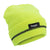Neon Yellow - Front - FLOSO Unisex Hi Vis Thinsulate Thermal Knitted Beanie Hat (3M 40g)