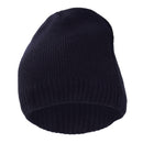 Navy - Back - FLOSO Mens Plain Thinsulate Thermal Knitted Waterproof Winter Hat