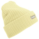 Cream - Front - Floso Womens-Ladies Rib Knit Thinsulate Winter Hat