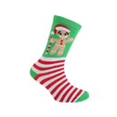 Green-Red-White-Navy - Lifestyle - FLOSO Childrens-Kids Christmas Character Novelty Socks (Pack Of 4)