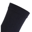 Grey - Side - FLOSO Childrens-Kids Plain School Socks (Pack Of 5)