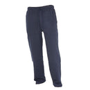 Navy - Front - FLOSO Kids Unisex Jogging Bottoms-Pants - School Wear Range (Open Cuff)